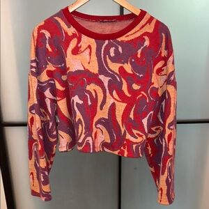 ZARA Printed TyeDie Sweater